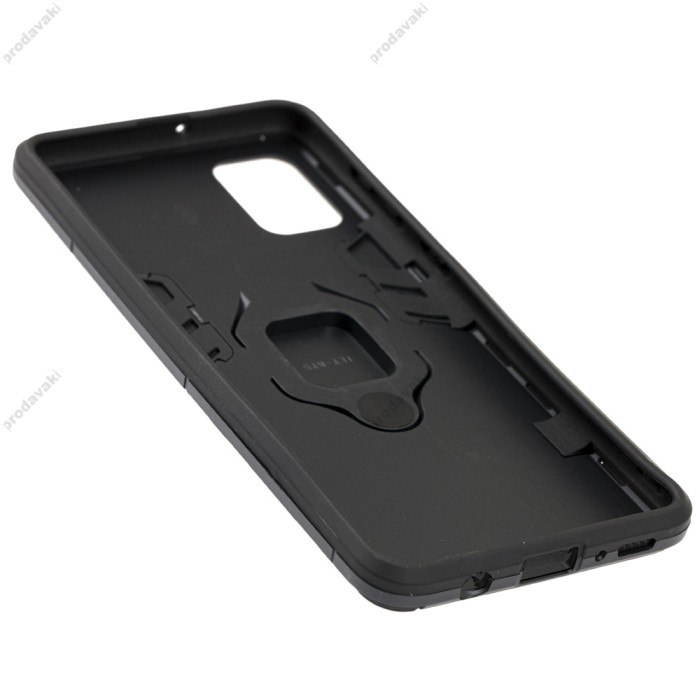 Чохол Samsung Galaxy A31 (A315) Transformer Ring ударостійкий з кільцем чорний