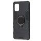 Чохол Samsung Galaxy A31 (A315) Transformer Ring ударостійкий з кільцем чорний