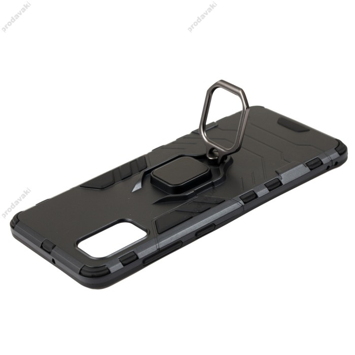 Чохол Samsung Galaxy A31 (A315) Transformer Ring ударостійкий з кільцем чорний