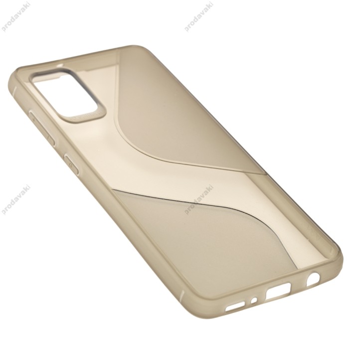 Чохол Samsung Galaxy A31 (A315) силікон хвиля чорний