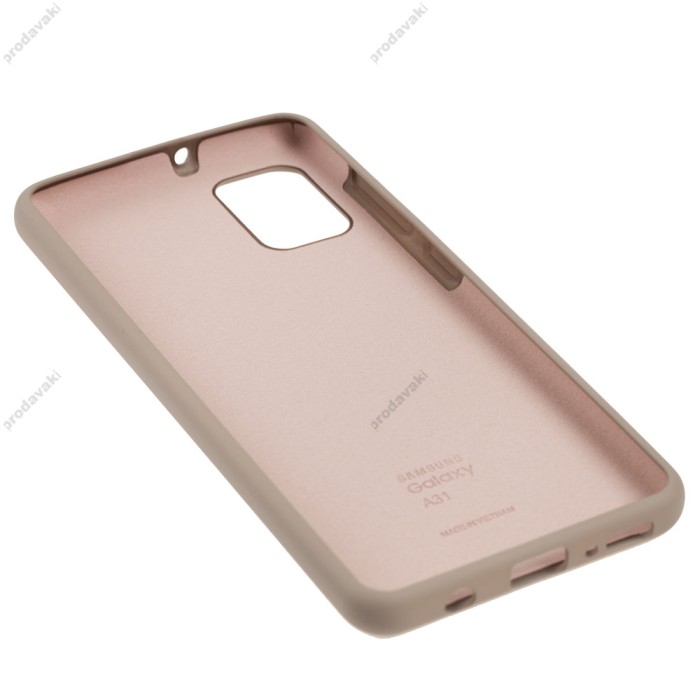 Чохол Samsung Galaxy A31 (A315) Silicone Full сірий / lavender