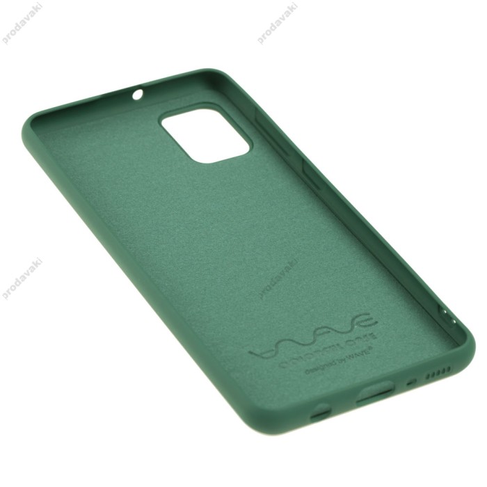 Чохол Samsung Galaxy A31 (A315) Wave colorful зелений