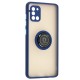 Чохол Samsung Galaxy A31 (A315) LikGus Edging Ring синій