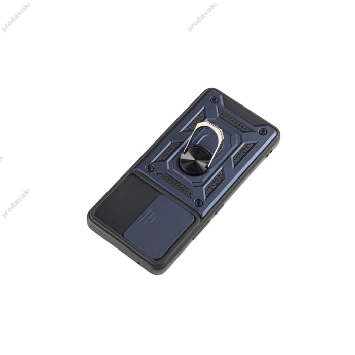 Чохол для Samsung Galaxy A33 (A336) Serge Ring Armor ударостійкий синій