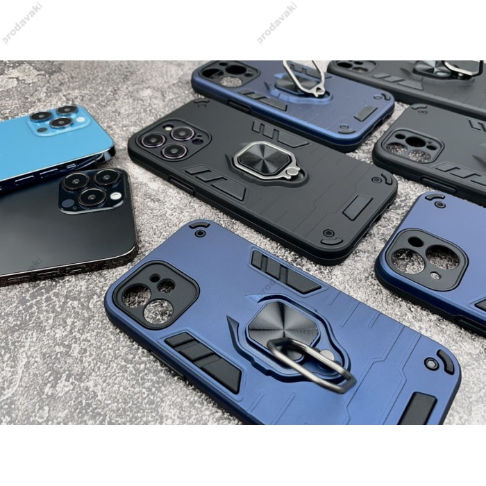 Чохол для Samsung Galaxy A33 (A336) Military Armor Ring black