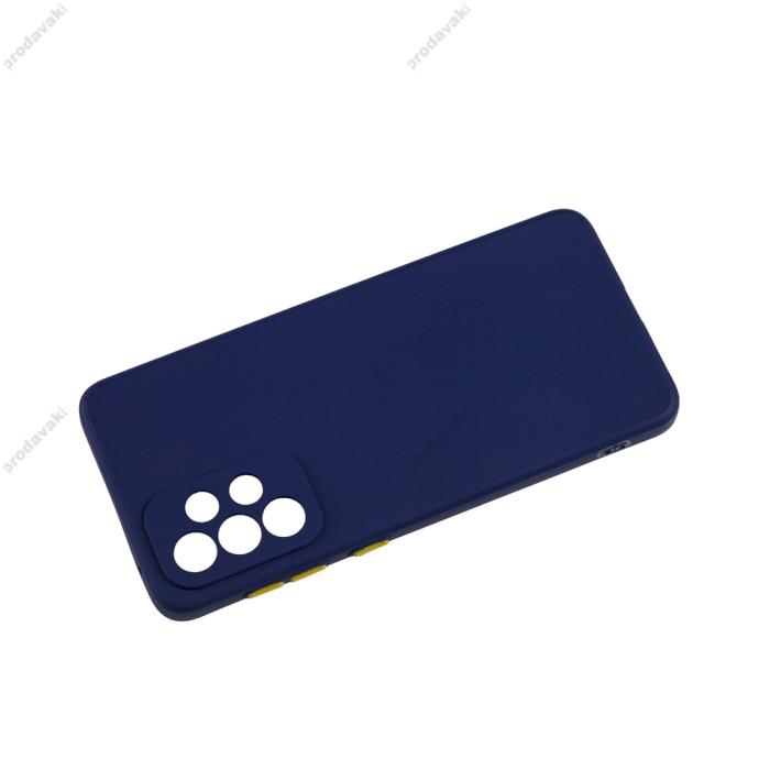 Чохол Samsung Galaxy A33 (A336) Square Full camera no logo синій