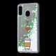 Чохол для Samsung Galaxy A20 / A30 Блискучі вода світло-рожевий я люблю каву
