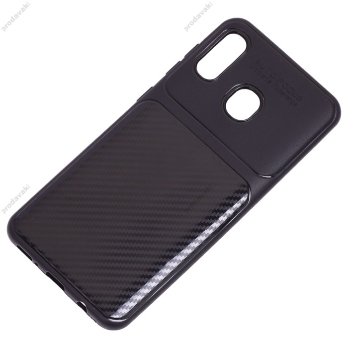 Чохол Samsung Galaxy A20/A30 Ultimate Carbon premium чорний