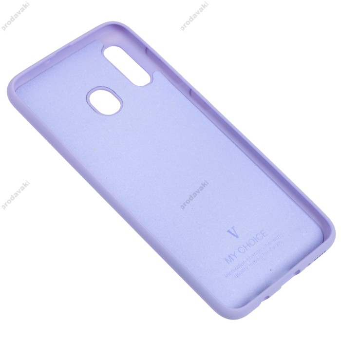 Чехол для Samsung Galaxy A20 / A30 Silicone Full лавандовый