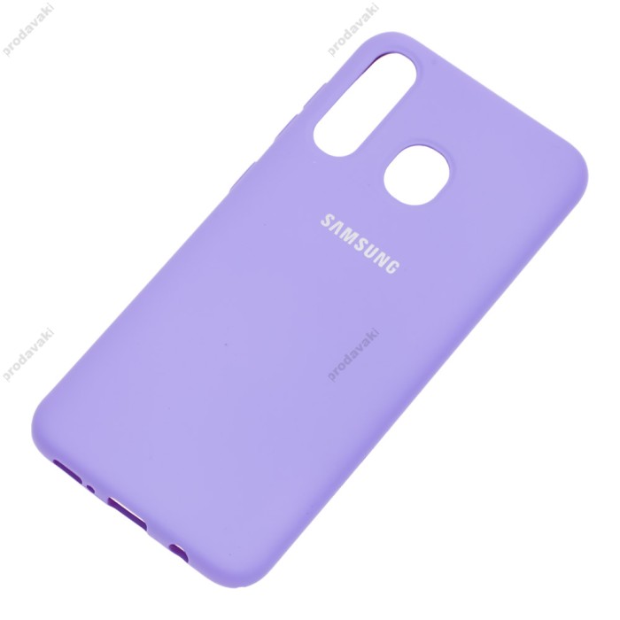 Чехол для Samsung Galaxy A20 / A30 Silicone Full лавандовый