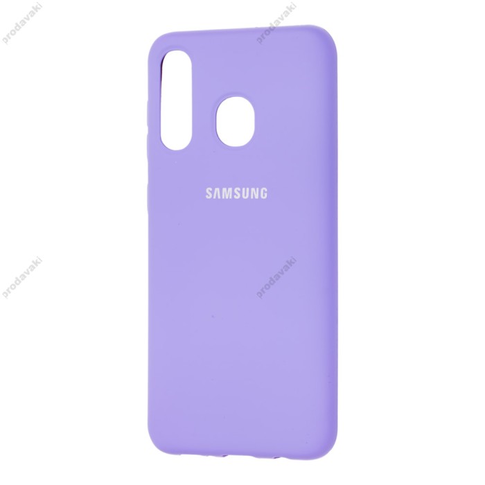 Чехол для Samsung Galaxy A20 / A30 Silicone Full лавандовый