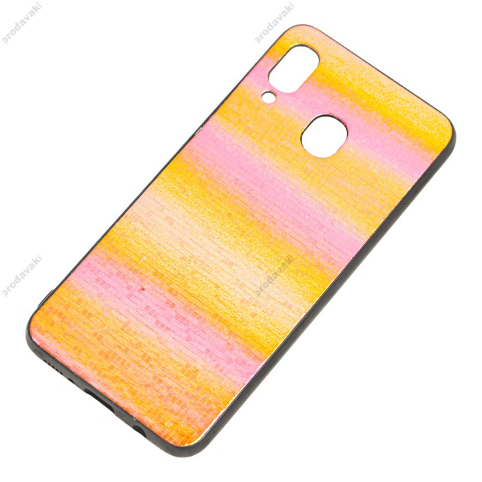 Чохол для Samsung Galaxy A20/A30 Gradient червоний