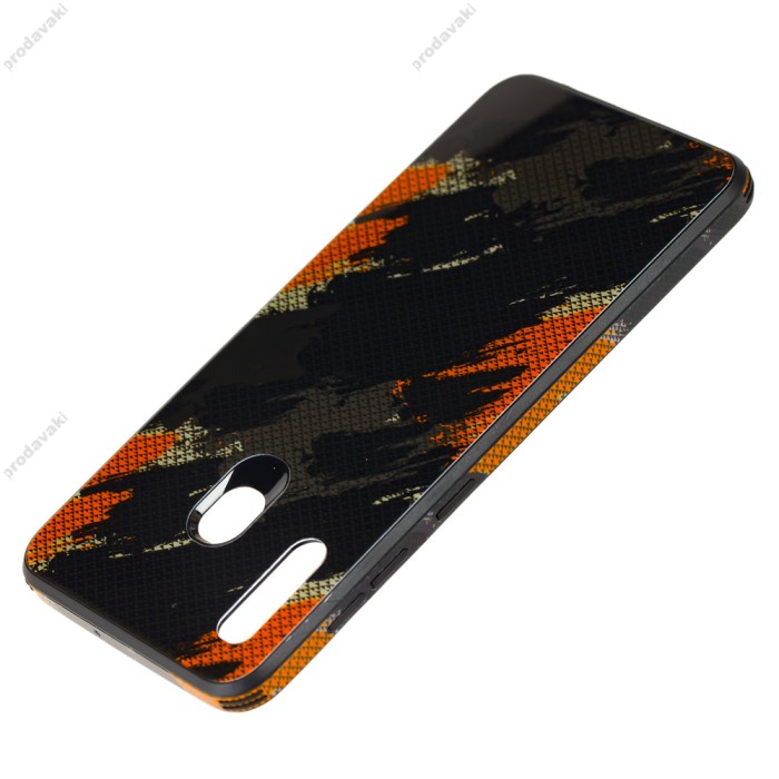 Чохол для Samsung Galaxy A20 / A30 glass print "хакі"