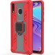 Чохол для Samsung Galaxy A20/A30 Combo Ring удароміцний з кільцем червоний