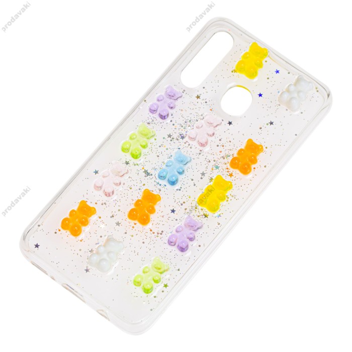 Чохол для Samsung Galaxy A20 / A30 3D confetti "ведмедики"