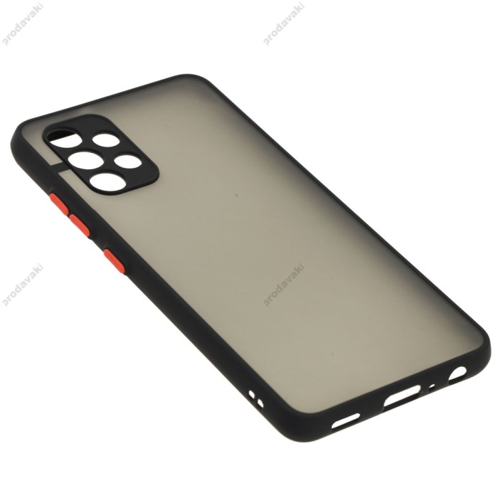 Чохол Samsung Galaxy A32 (A325) LikGus Totu camera protect чорний / червоний