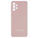 Чохол Samsung Galaxy A32 (A325) Silicone Full camera рожевий / pink sand