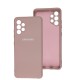 Чохол Samsung Galaxy A32 (A325) Silicone Full camera рожевий / pink sand