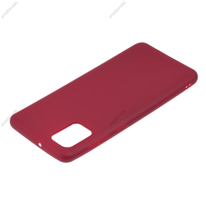 Чохол Samsung Galaxy A51 (A515) Candy бордовий