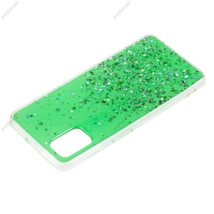 Чохол Samsung Galaxy A51 (A515) Confetti Metal Dust зелений