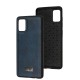 Чохол для Samsung Galaxy A51 (A515) Leather Mustang Logo синій
