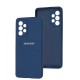 Чохол Samsung Galaxy A53 (A536) Full camera синій / navy blue