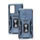Чохол Samsung Galaxy A53 (A536) Camshield Army Ring синій / light blue