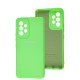 Чохол Samsung Galaxy A53 (A536) Silicone Full camera зелений / light green