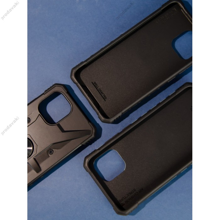 Чохол для Samsung Galaxy A53 (A536) Pathfinder ring ударостійкий чорний