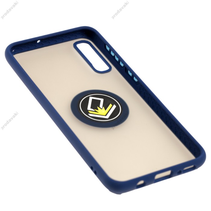 Чохол для Samsung Galaxy A50/A50s/A30s LikGus Edging Ring синій