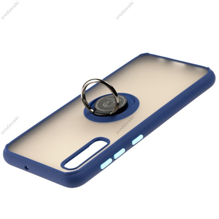 Чохол для Samsung Galaxy A50/A50s/A30s LikGus Edging Ring синій