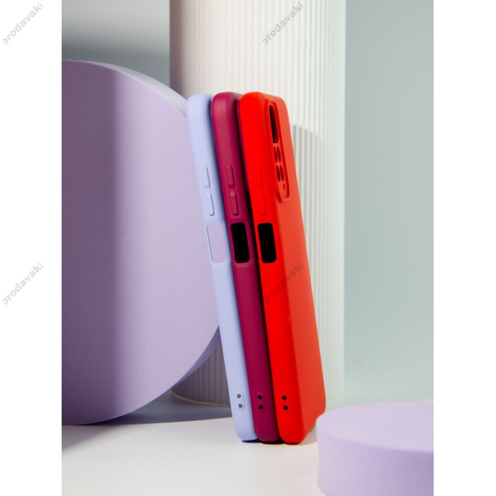 Чохол Samsung Galaxy A50 / A50s / A30s Silicone Full camera бордовий / marsala