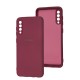 Чохол Samsung Galaxy A50 / A50s / A30s Silicone Full camera бордовий / marsala