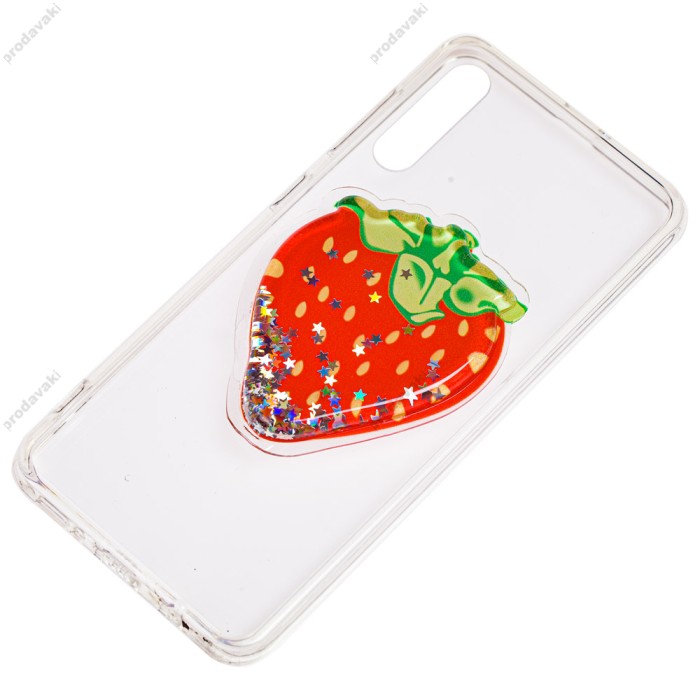 Чохол для Samsung Galaxy A50 / A50s / A30s рідкі фрукти 3D "полуниця"