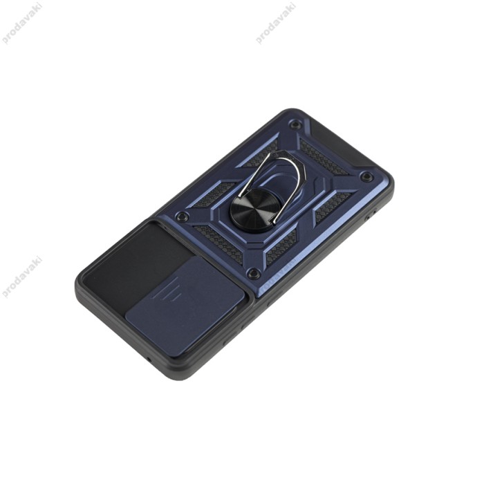 Чохол для Samsung Galaxy A52 Serge Ring Armor ударостійкий синій