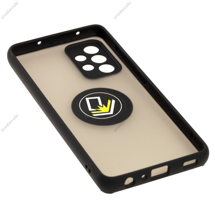 Чохол Samsung Galaxy A52 LikGus Edging Ring чорний