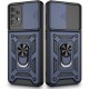Чохол для Samsung Galaxy A52 Serge Ring Armor ударостійкий синій