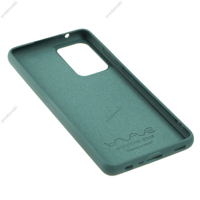Чохол для Samsung Galaxy A52 Wave colorful forest green