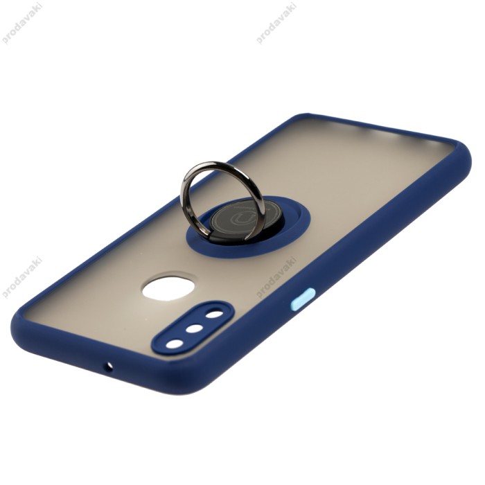 Чохол Samsung Galaxy A10s (A107) LikGus Edging Ring синій