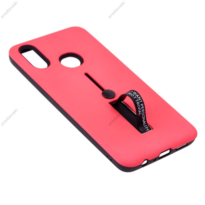 Чохол Samsung Galaxy A10s (A107) Kickstand малиновий