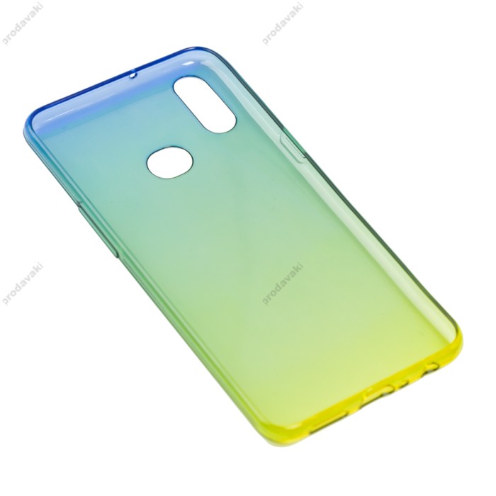 Чохол Samsung Galaxy A10s (A107) Gradient Design жовто-зелений