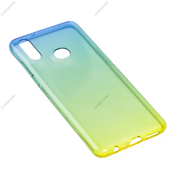 Чохол Samsung Galaxy A10s (A107) Gradient Design жовто-зелений