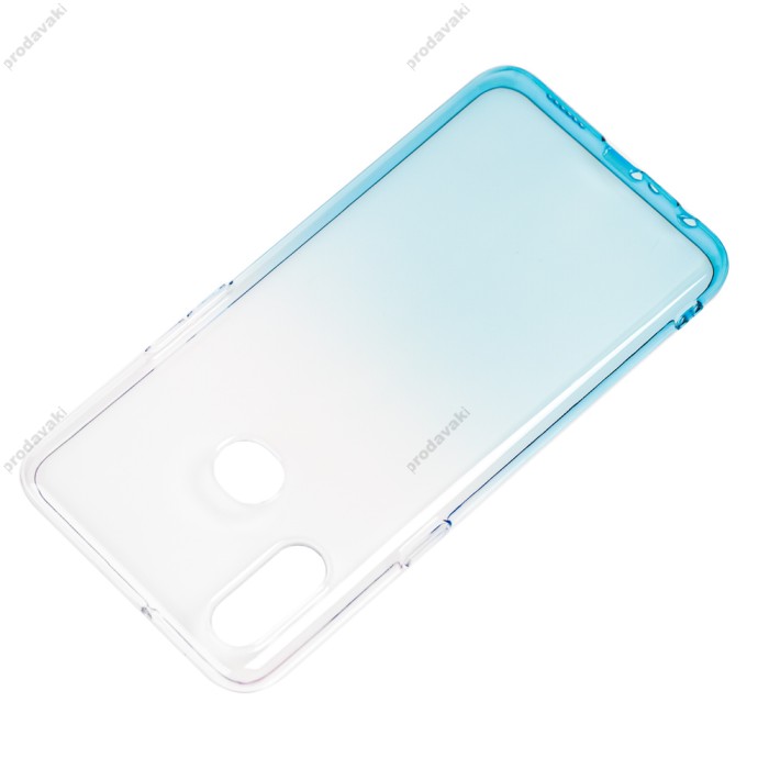 Чохол Samsung Galaxy A10s (A107) Gradient Design біло-бірюзовий