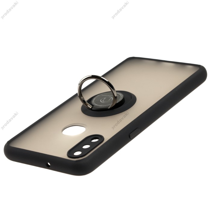 Чохол Samsung Galaxy A10s (A107) LikGus Edging Ring чорний