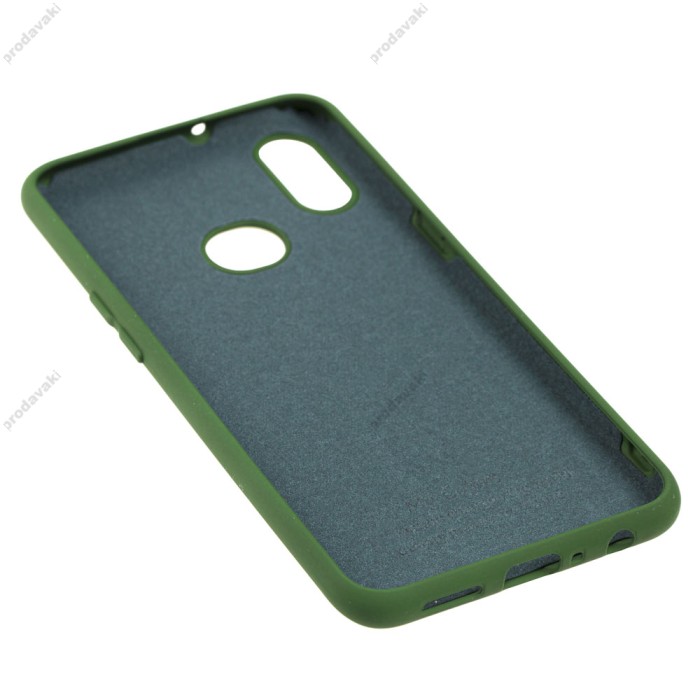 Чохол Samsung Galaxy A10s (A107) Silicone Full зелений / dark green