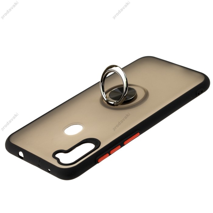 Чохол Samsung Galaxy A11 / M11 LikGus Maxshield Magnetic Ring чорний