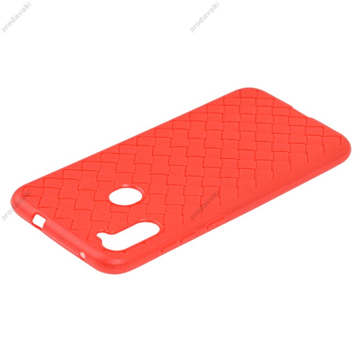 Чохол для Samsung Galaxy A11/M11 Weaving червоний