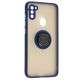 Чохол Samsung Galaxy A11 / M11 LikGus Edging Ring синій