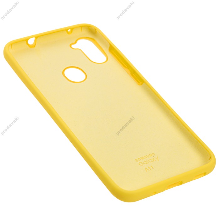 Чохол Samsung Galaxy A11 / M11 Silicone Full жовтий