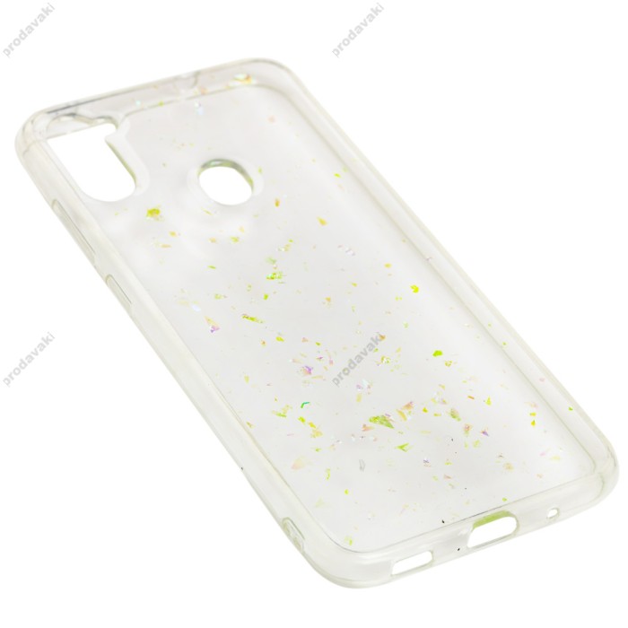Чохол Samsung Galaxy A11 / M11 Wave confetti прозорий мікс